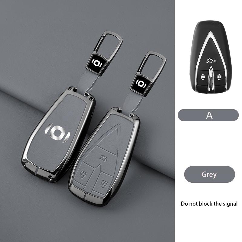 

Zinc Alloy For Changan Qiyuan A05 Key Sleeve Q05 A07 Full Package A06 Shell E07 Buckle Simple Alcantara Auto Interior Accessorie Q28511QQ-