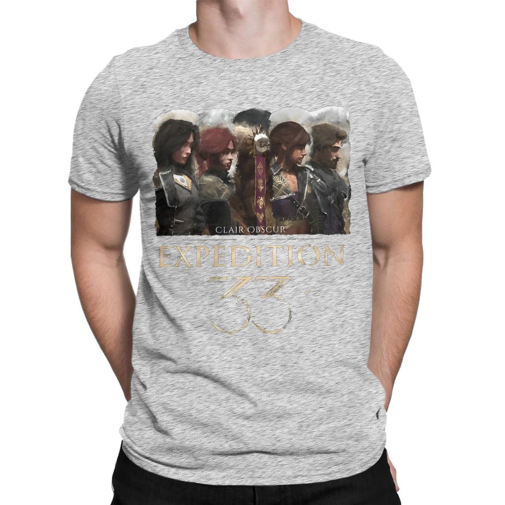 Men Women Printed Clair Obscur Expedition 33 Game Printed T Shirt Tee Cotton Tshirts Clothing Comfortable Breathable Cotton