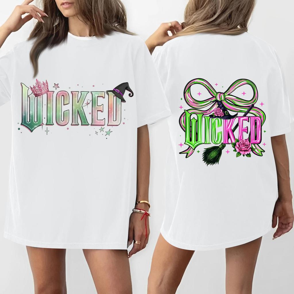 Women's Casual Fashion Round Neck Printed Short Sleeve T-Shirt Top
