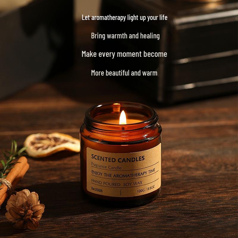 Luxury Soy Wax Aromatherapy Candle Gift Box for Weddings, Birthdays, Colleagues, and Decorative Keepsakes