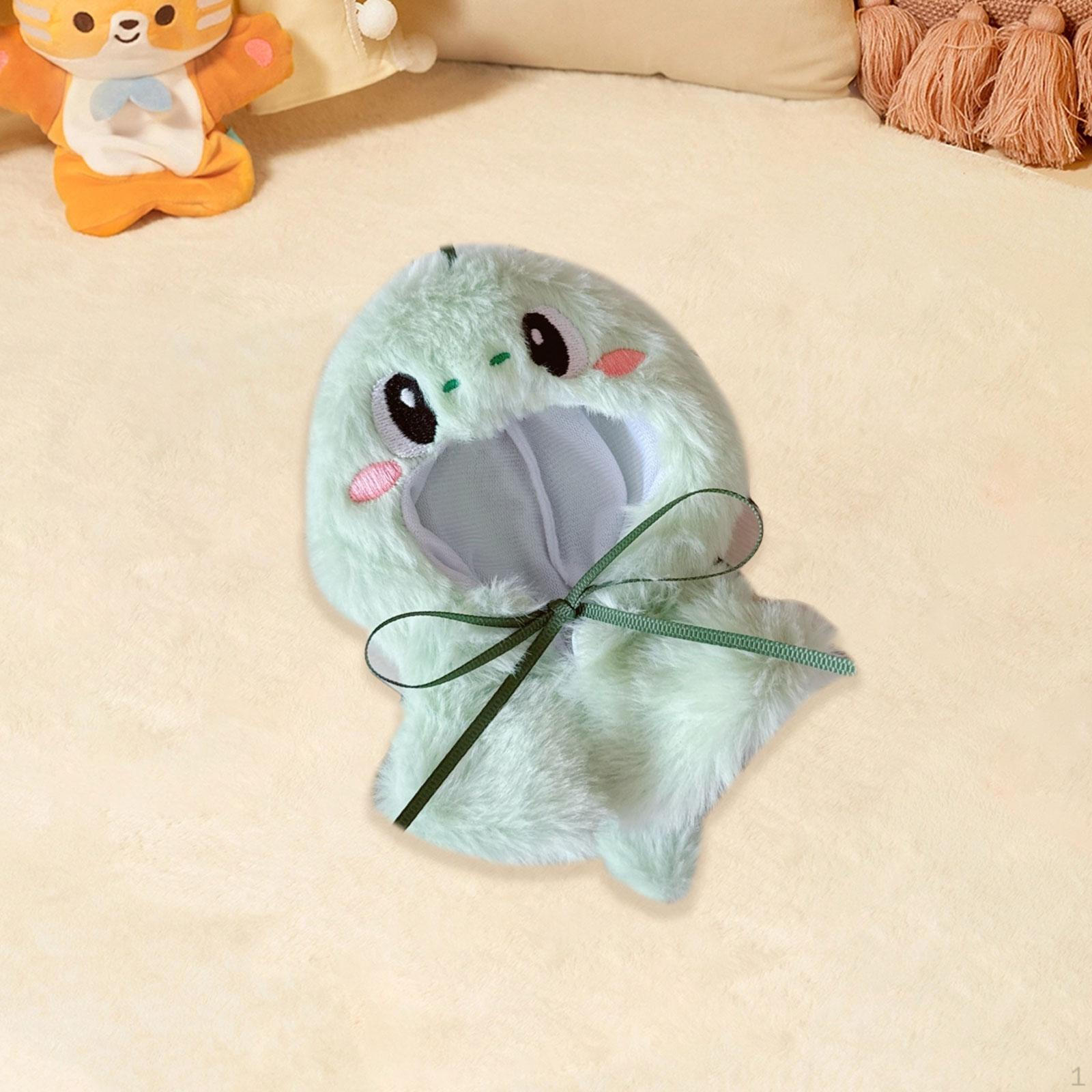 

Набір лялькових костюмів з міні-шаллю та капюшоном для ляльок 5,91 дюйма зелений