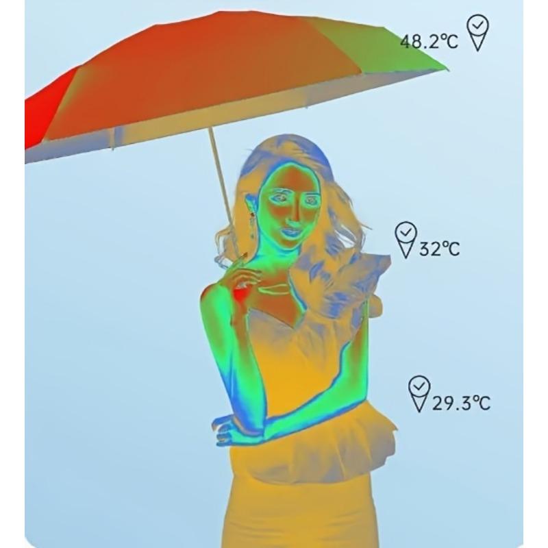 Mini guarda-chuva dobrável de cor sólida, 6 nervuras, casual, leve, durável, portátil, para homens e mulheres