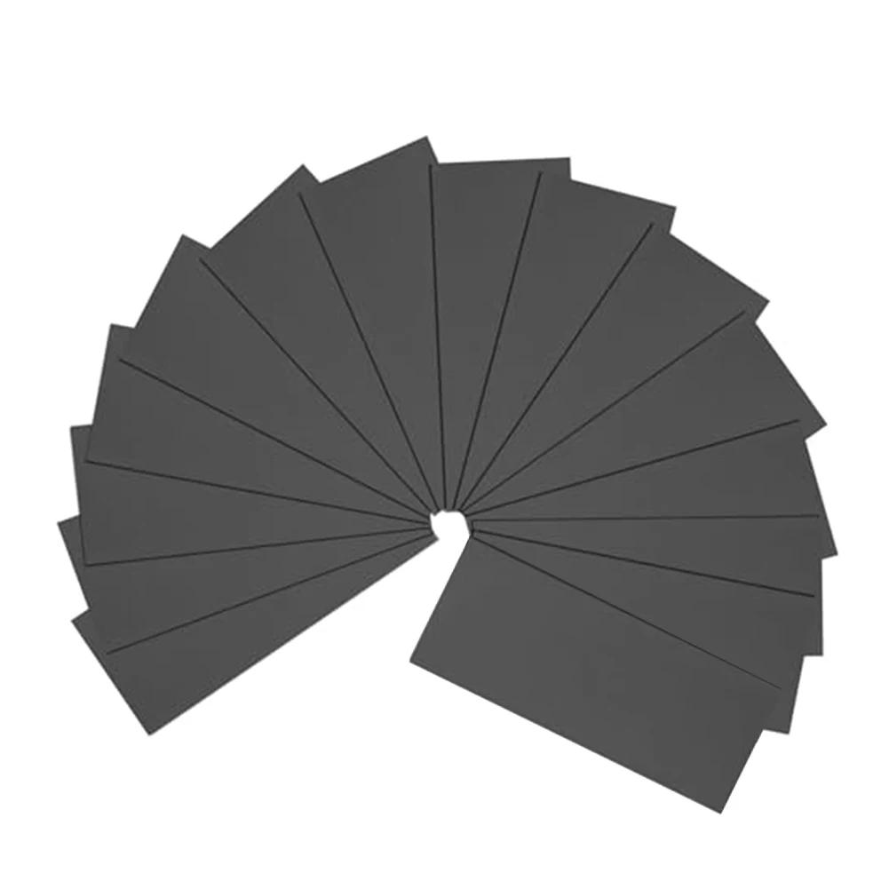 15pcs 7000 Grit Sandpaper Waterproof Silicon Carbide For Art Craft Woodworking Automotive Metalwork Car Detailing Polishing Task