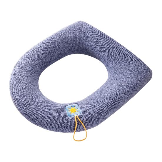 Home Bathroom Washable Winter Warm Seat Lid Soft Toilet Cover Mat Pad Cushion MIT