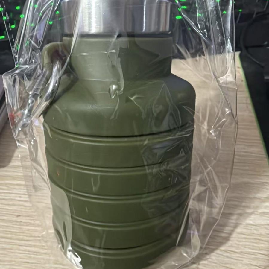 Silicone folding kettle running fitness portable water bottle outdoor sports water cup travel cup