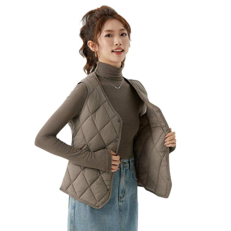 Women's Autumn and Winter Short Velvet Vest Liner To Keep Warm, Comfortable and Simple Women's Vest