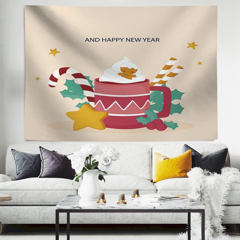 Christmas Balls And Snow Wall Hanging Tapestry Christmas Wall Hanging Tree Wall Hanging Gorgeous Christmas Tree Fireplace Gifts