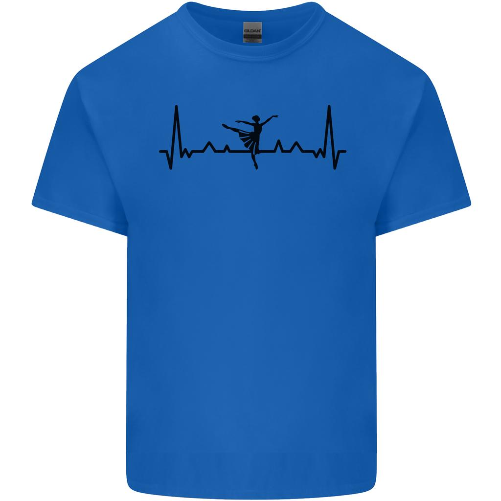 Ballet Dancer ECG Dancing Ballerina Pulse Unisexs Light Cotton TShirt