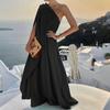 Formell kjole Sequined Split Dame Uregelmessig Off Shoulder Bodycon Kjole til bryllup