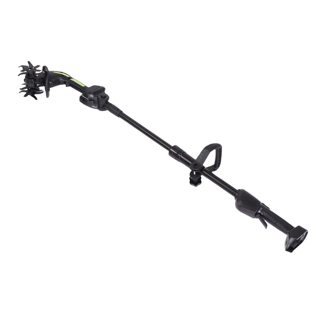 Cordless Electric Garden Tiller Cultivator Rotavator Lightweight Rechargeable 235rpm 10cm Tilling Width Depth for Vegetable Field Greenhouse