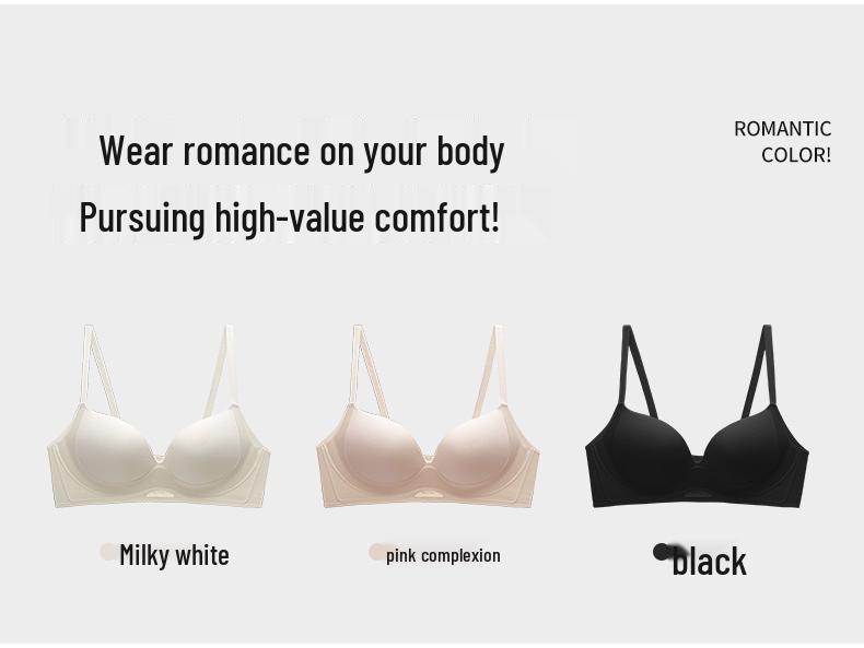 Bezešvá podprsenka s kosticemi - Zvednutí, Boční podpora, Proti povolování, Letní tenký styl 2024