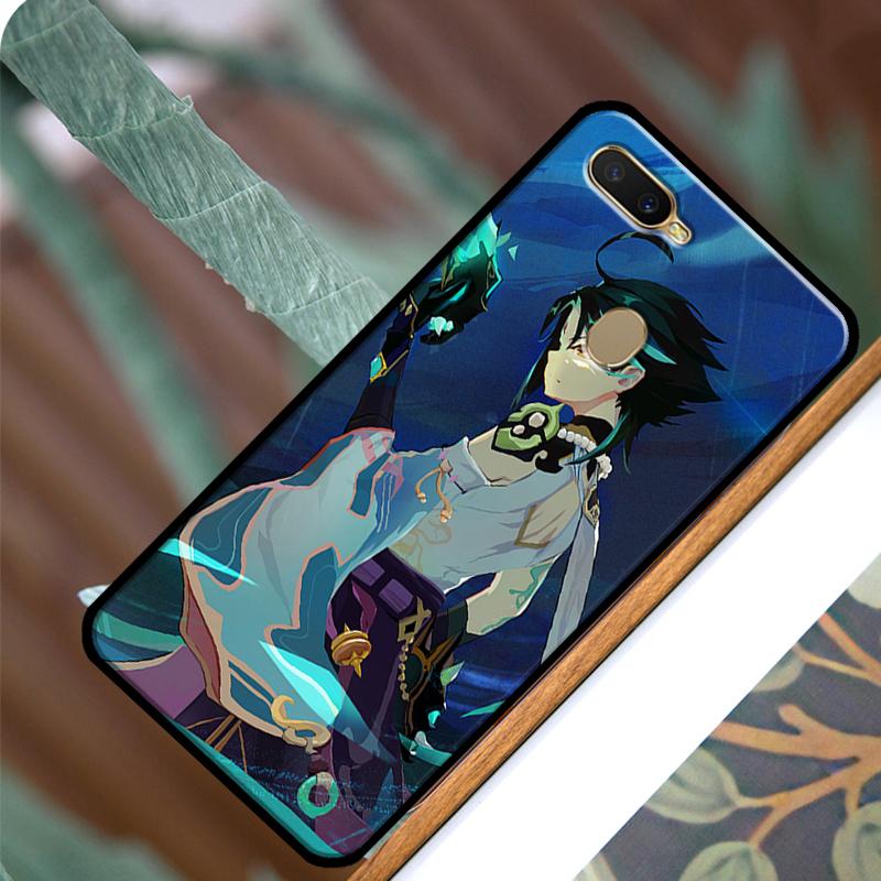 Genshin Impact Xiao Phone Case For OPPO A15 A3S A5S A52 A72 A54 A74 A94 A83 A91 A93 A5 A9 A31 A53 A53S 2020