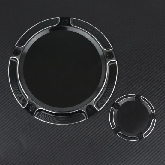 Motorcycle 5 Holes Derby Clutch Timing Timer Cover Engine Covers For Harley Dyna Touring Softail Electra Glide FLHR FXD 99-2017