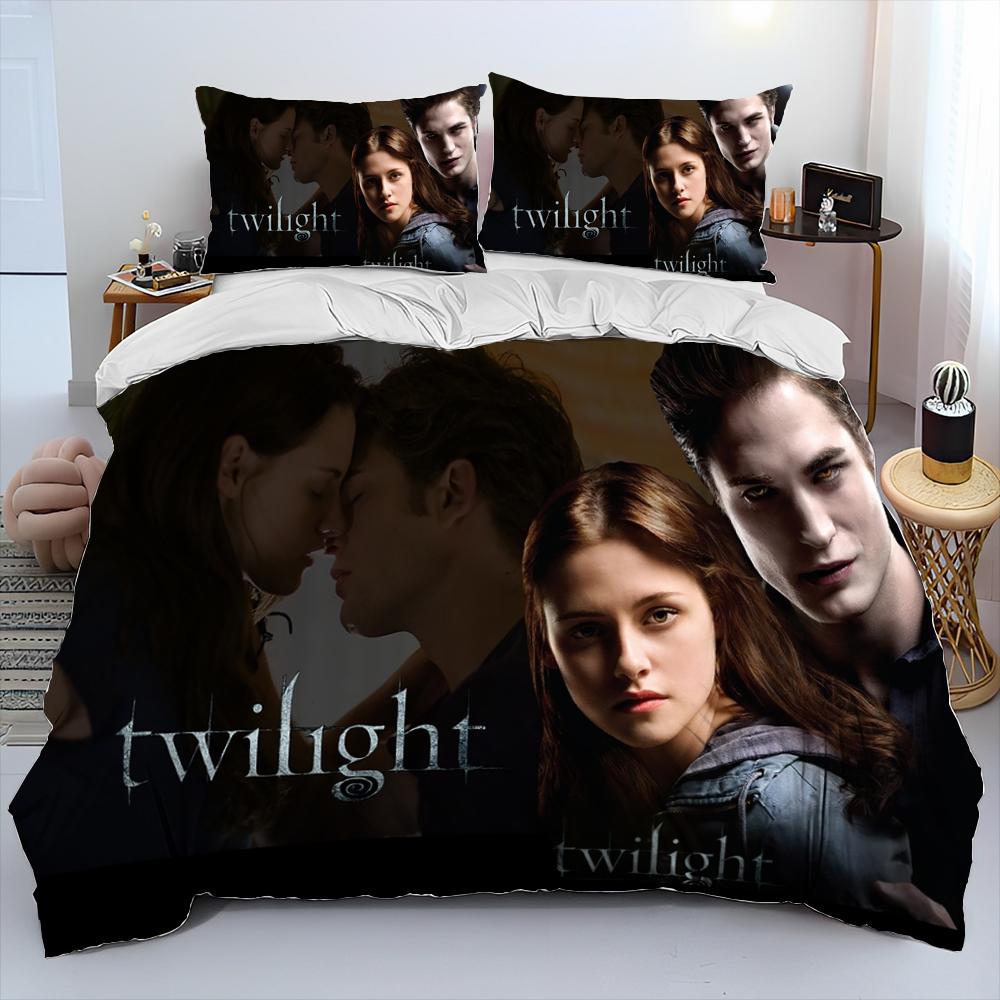 Comforter 3D The Twilight Saga Hd Printed Comforter Bedding Set Bed Set King Queen Size Bedding Set Kid