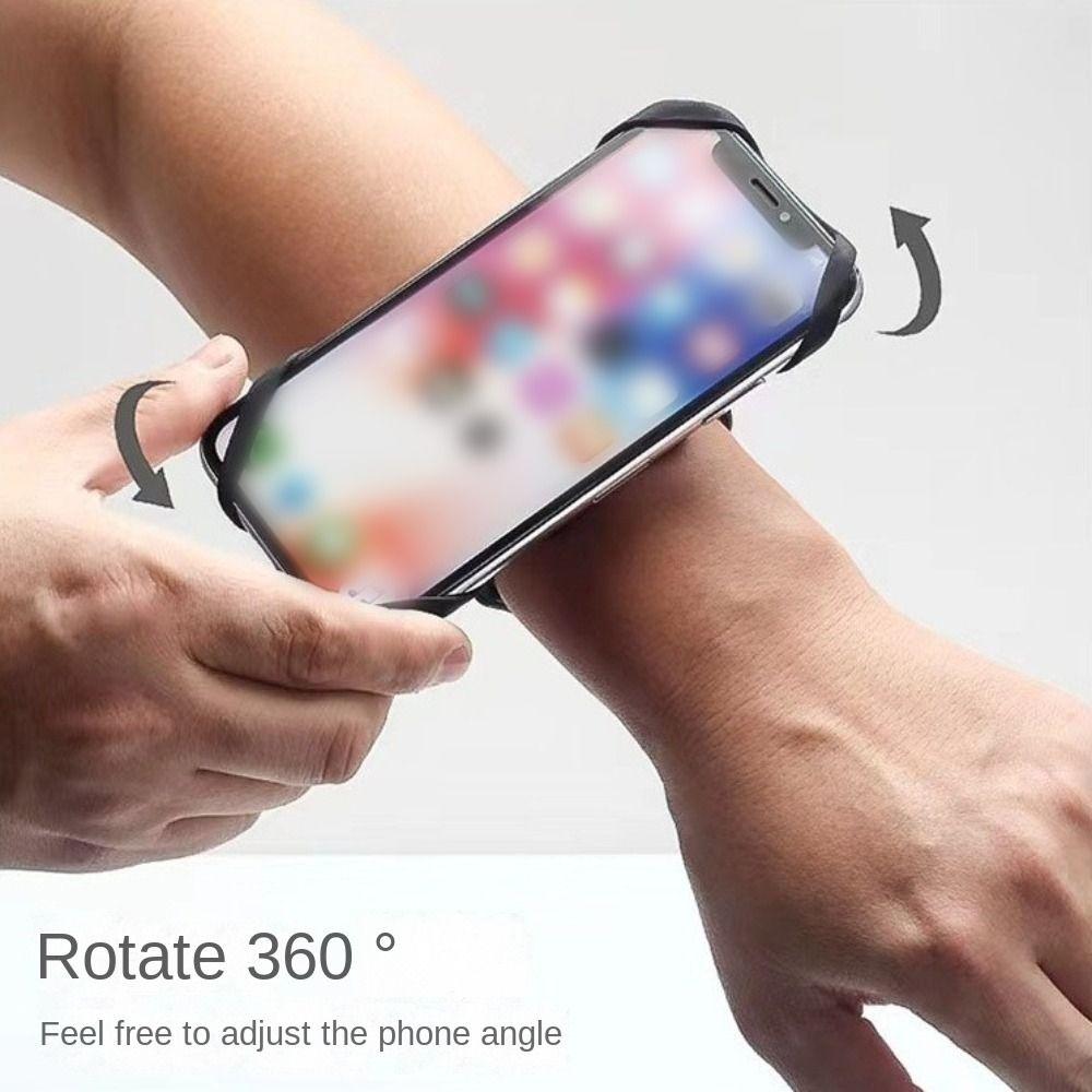 360 Degree Rotating Armband Mobile Bag Adjustable Strap Sports Wrist Case  Outdoor