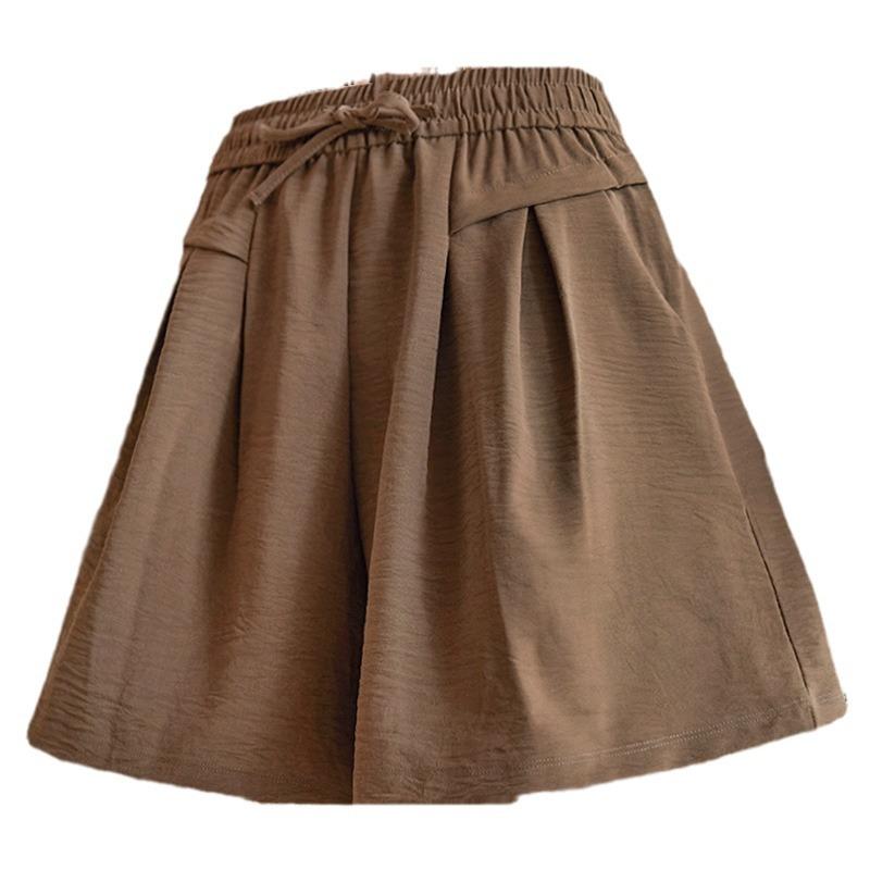 Plus Size Women's Sports Shorts Casual Anti-Shine Running Yoga Loose Fit Five Pant