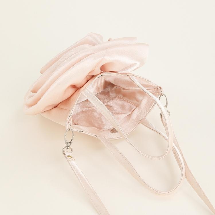 Shoulder Bag Clutch Bag 3D Rose Shape Crossbody Bag Handbag Fashion Tote