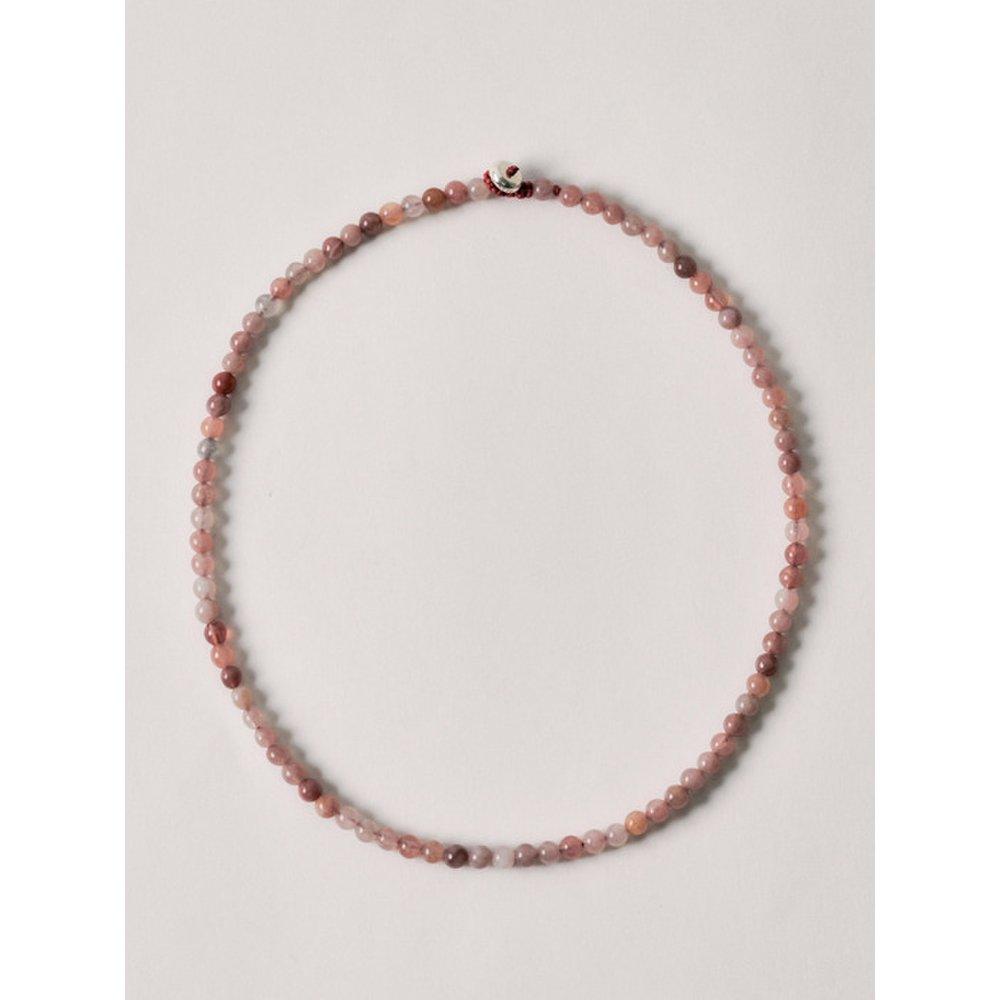 Bead Collar Necklace(Rose Dust)