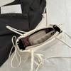 French Elegant Square Bag Korean Bow Decoration Pu High-quality Bag Niche Simple Ballet Style Shoulder Bag New Casual Women Bags