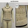 2026 Spring/Summer New Hollow Out Knitwear Women's Vest Top