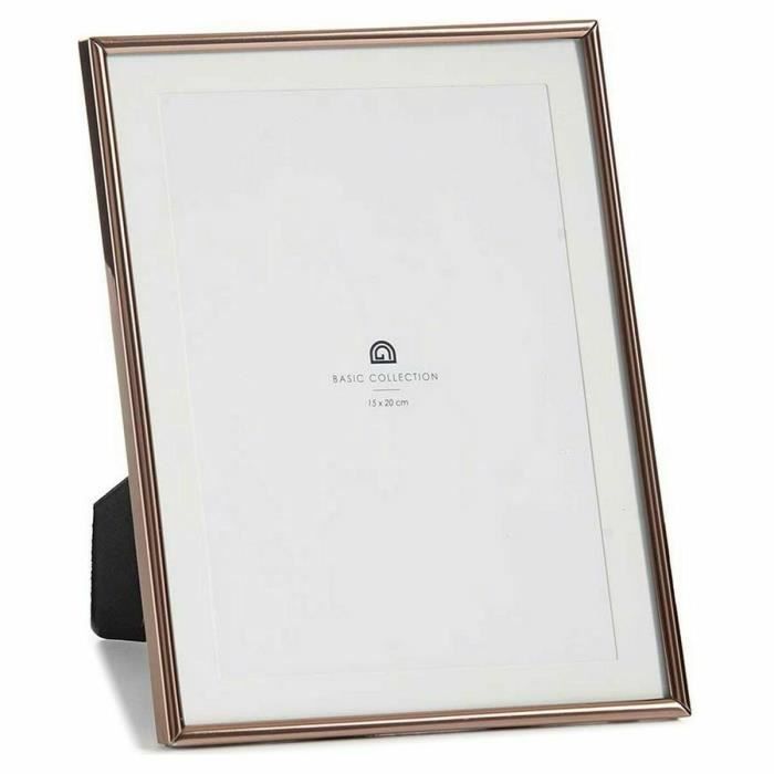 Cadre photo - Lot de 12 - Verre - Acier - Cuivre - 12x17 cm