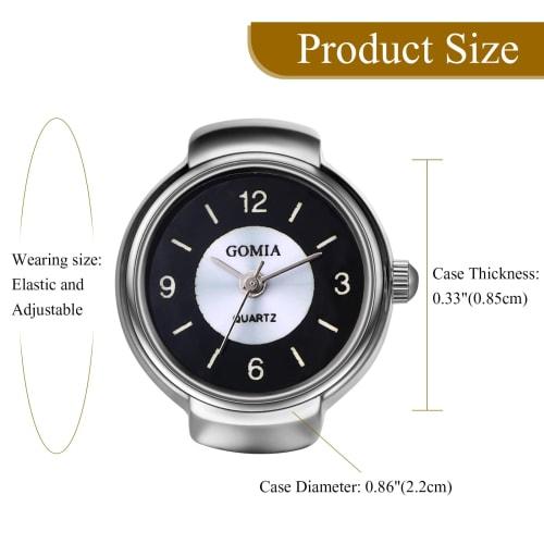 Lancardo Ring Watch, One Size Fits All, Simple and Stylish for Women, Analog, Easy To Read, Perfect for Everyday Life, Commuting, Birthdays, Anniversa