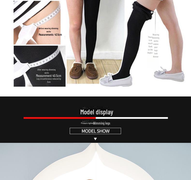 Women's Spring and Autumn Slimming Compression Stockings for Legs