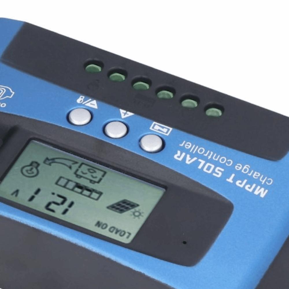 40A 50A MPPT Solar Controller 12V 24V Auto Solar Battery Controller  Off Grid