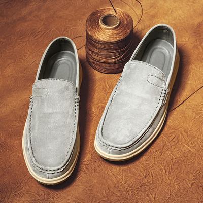 Scarpe da Uomo in Pelle Scamosciata Suole Massaggianti Mocassini da Uomo Scarpe Classiche Casual Scarpe da Viaggio all'Aperto Scarpe da Passeggio nel Parco Consegna Gratuita
