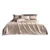 Heavyweight Multi-Color 22 Momme Mulberry Silk Crepe Wide Width Bedding Set, 4 Pieces