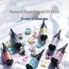 UV Crystal Epoxy Glitter Set – 6, 12, or 24 Color Options for Handmade Jewelry