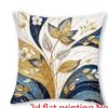 1/4pcs Luxury Navy Blue Gold Floral Throw Pillow Covers Modern Decorative Soft Cushion Cases for Home Sofa Bedroom Cushion cover