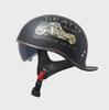 Unisex Retro Motorcycle Half Helmet for All Seasons