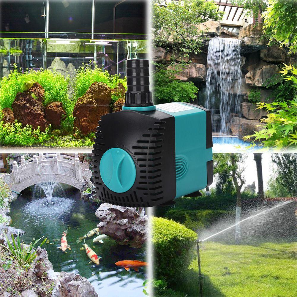 Ultra-Quiet ABS Fish Tank Pond Pool Water Pump Water Filter Tank Fountain Pet Supplies