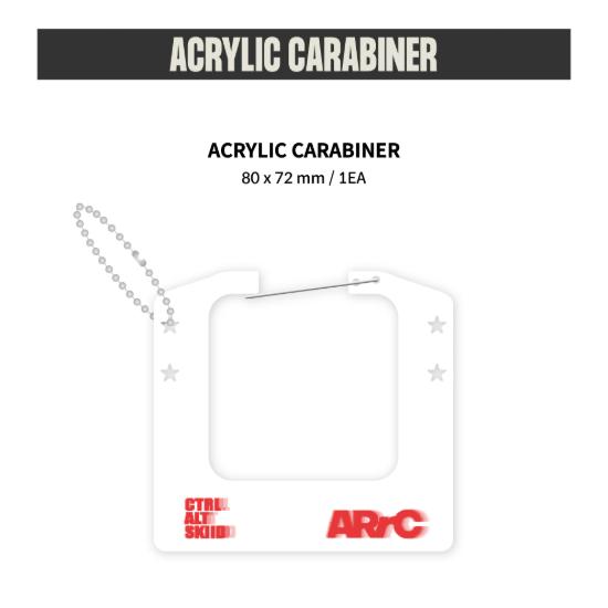 Pre-order ARrC CTRL+ALT+SKIID Album POP-UP Official MD Acrylic Carabiner