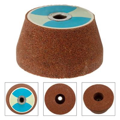 1pc Polishing Wheel Emery Cup White Corundum Grinding Wheel For 100 Type Angle Grinder Grinding Polishing Trimming Power Tools