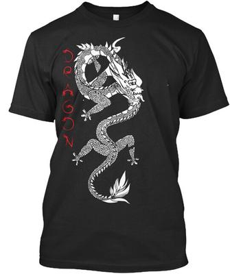 Drachen T-Shirt Oberteile T-Shirt Größe S bis 4XL
