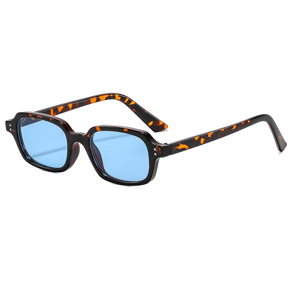 Retro Geometric Square Glasses For Outdoor Activities With Uv400 Antiuv Lens For Unisex