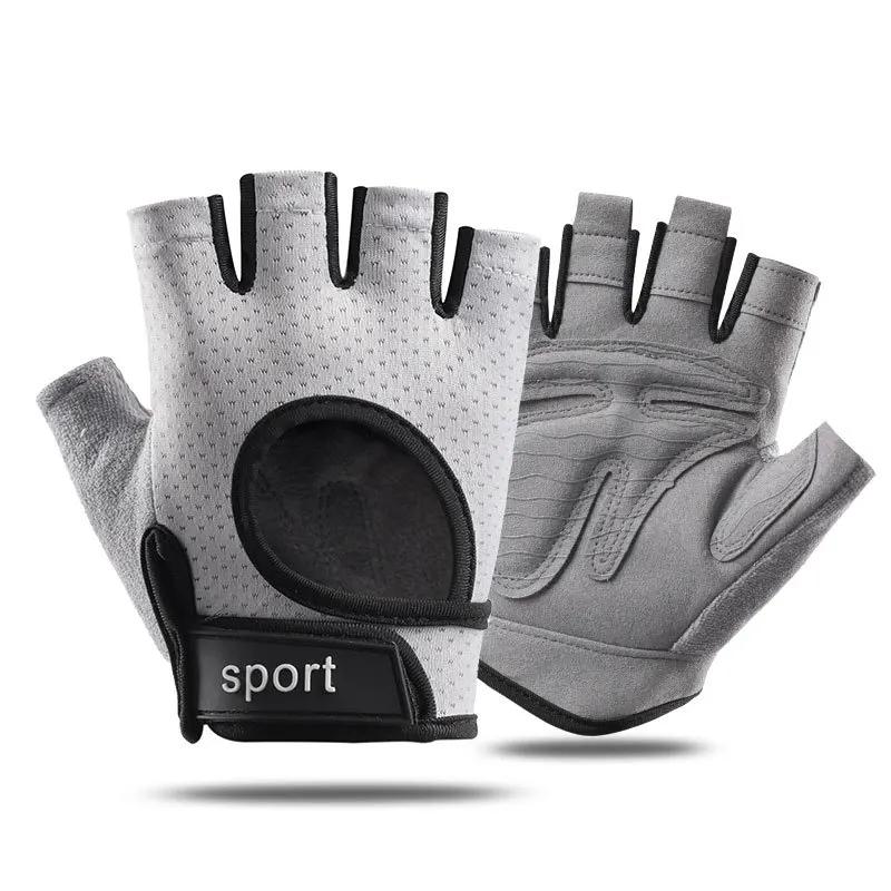Anti Slip Breathable and Shock-absorbing Equipment Fitness Center Bicycles Outdoor Cycling Gloves for Men and Women Half Finger