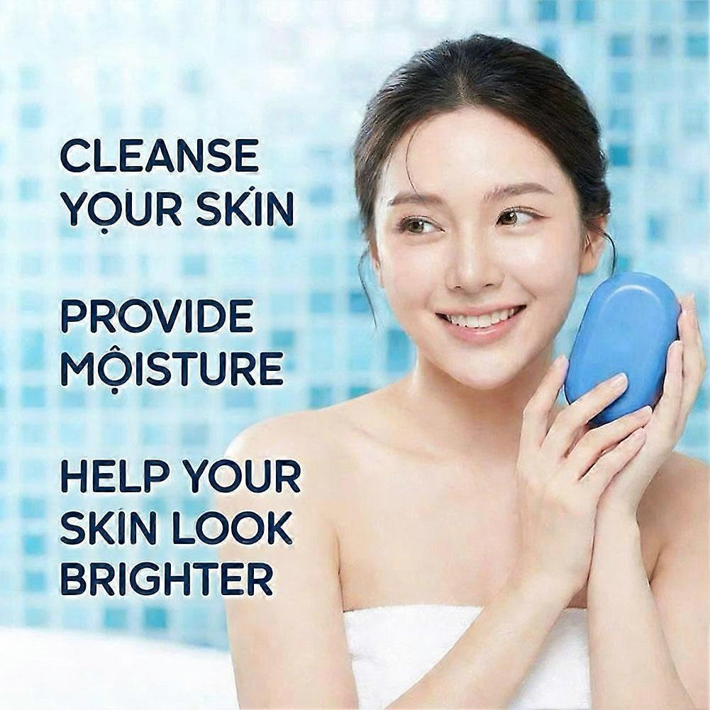 Blue Brightening Soap Bar 65g Deep Clean Moisturizing Even Skin Tone