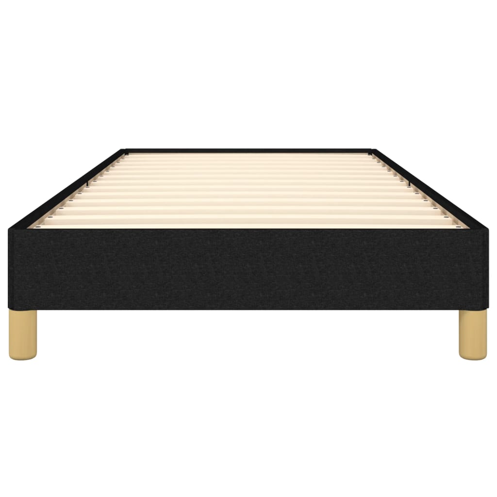vidaXL Bettgestell ohne Matratze Schwarz 90x190 cm Stoff