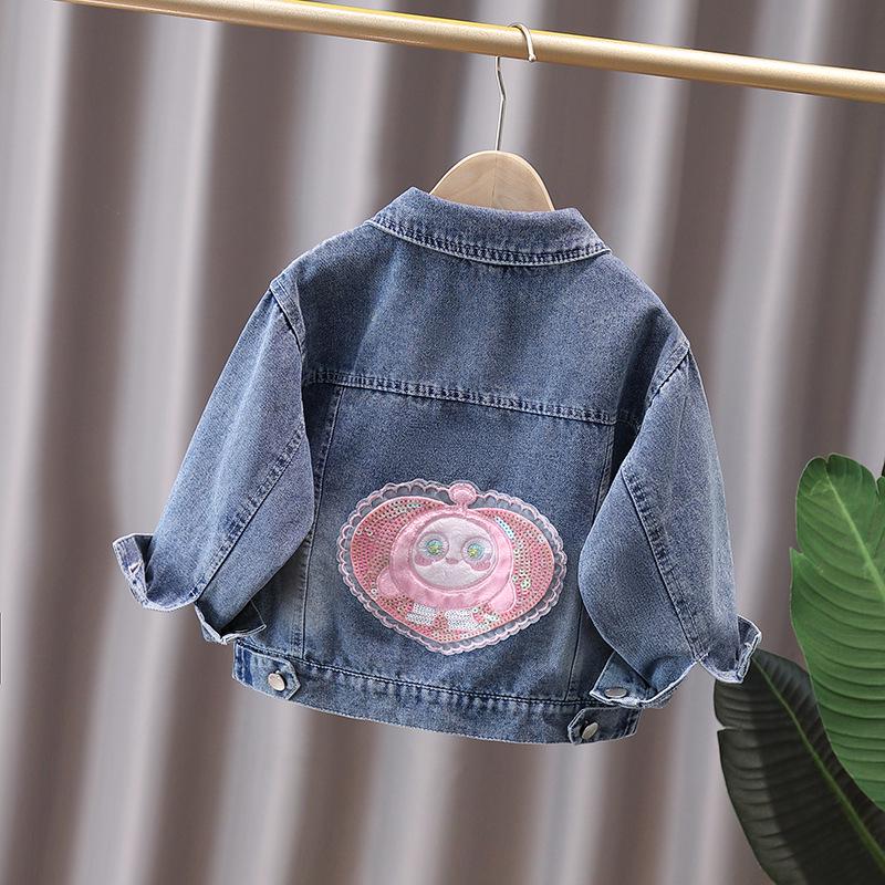 Fashionable Girls' Denim Jacket for Spring/Autumn 2025 - Stylish Children's Top
