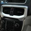 For Volvo V40 Interior Console Air Conditioning Outlet Decorative Cover Trim Stainless Steel Car Accessories Styling