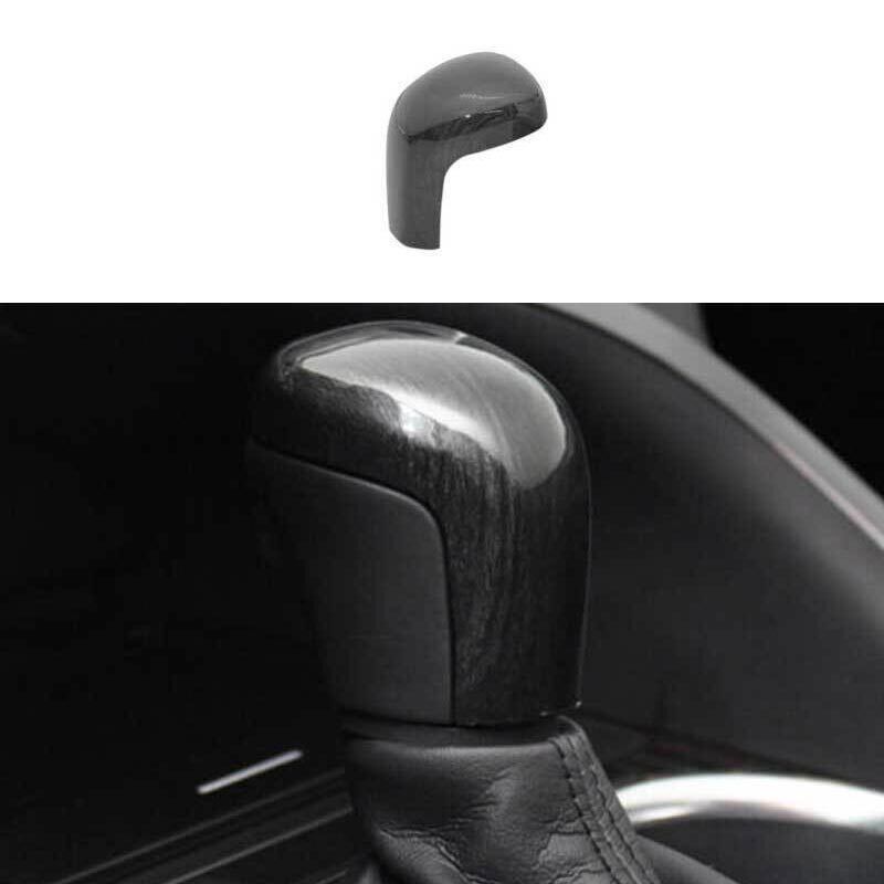 Wood Grain Center Console Black Gear Shift Knob Lever For Toyota Camry 2018-
