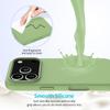 For iPhone 17 Pro Max Case Drop Proof Liquid Silicone Soft Lining Back Phone Cover