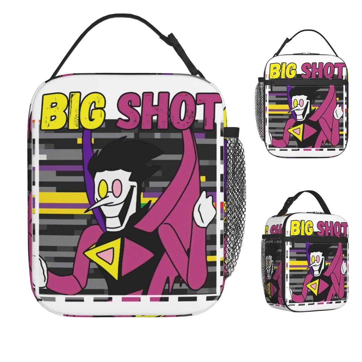 Spamton G Spamton Big Shot Deltarune Game Lunch Bag Office Lunch Box For Child Print Thermal Lunch Bags Waterproof Cooler Bag One Size