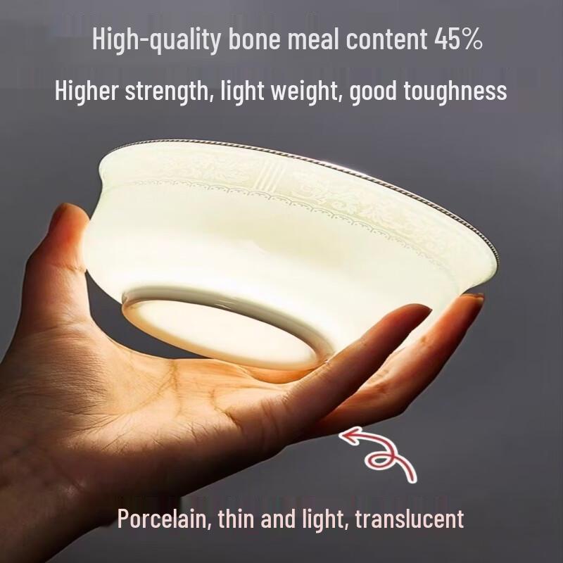 Gaoren Xiangshuo 4.5-inch Bone China Rice Bowl