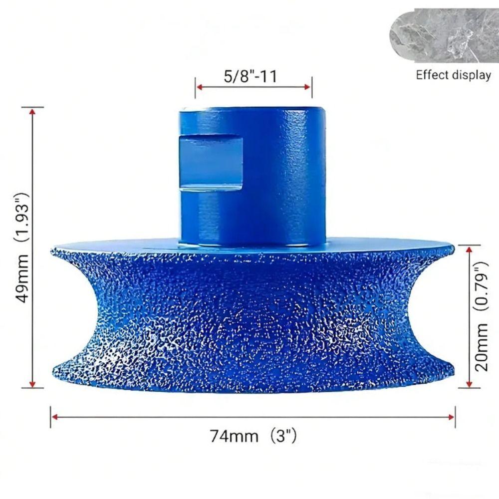 10/20mm Concave Stone Grinding Disc Multifunctional Stone Grinding Wheels