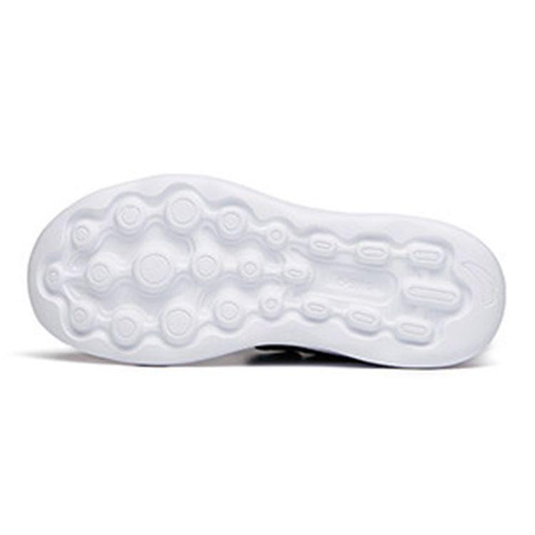 Anta Mesh Velcro Running Shoes Kids Sneakers Black Yellow White A312135568-3