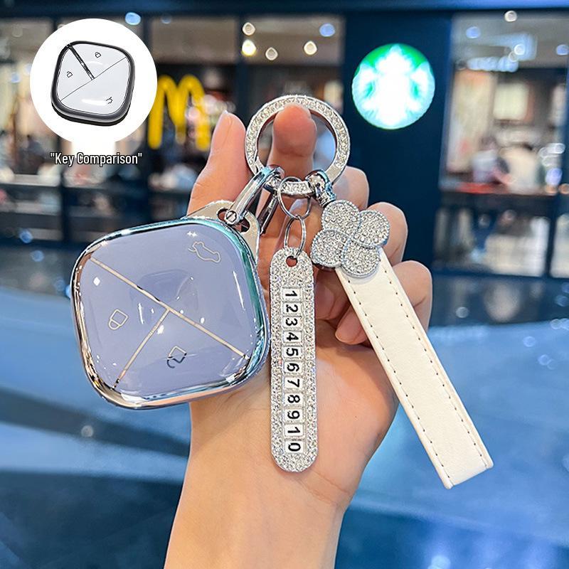 Wuling Bingo Key Cover for Hongguang Miniev, Bingo Plus, Xingguang S, Macaron, Mini GB, Jiachen - Women's Edition